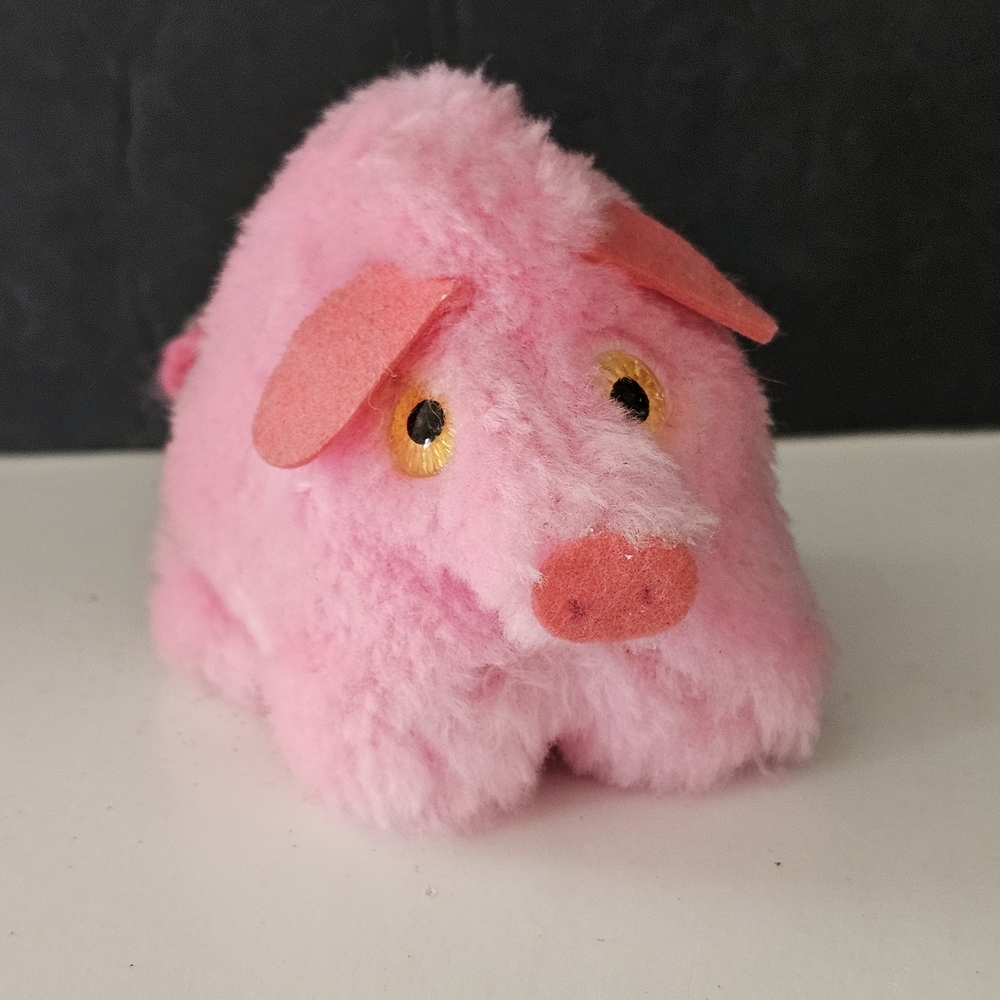 1977 Russ Plush Pink Pig Toy for Small Pets